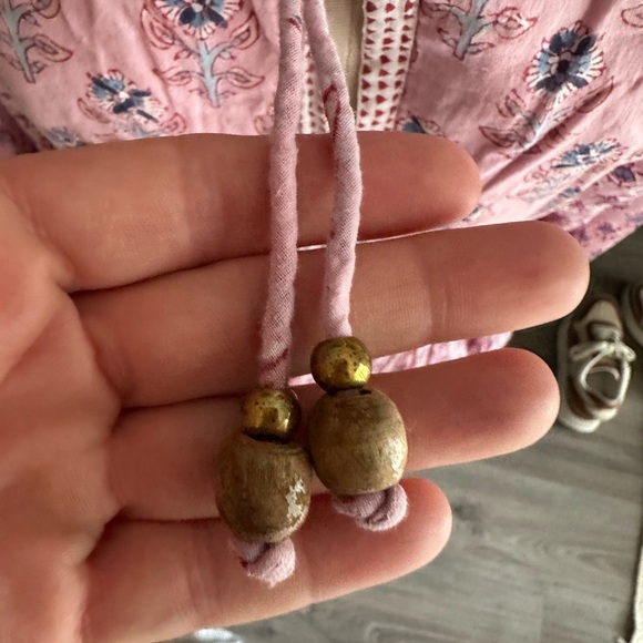 Oliphant Tie Front Balloon Sleeve Dress, Antibes Mauve - Picture 7 of 9